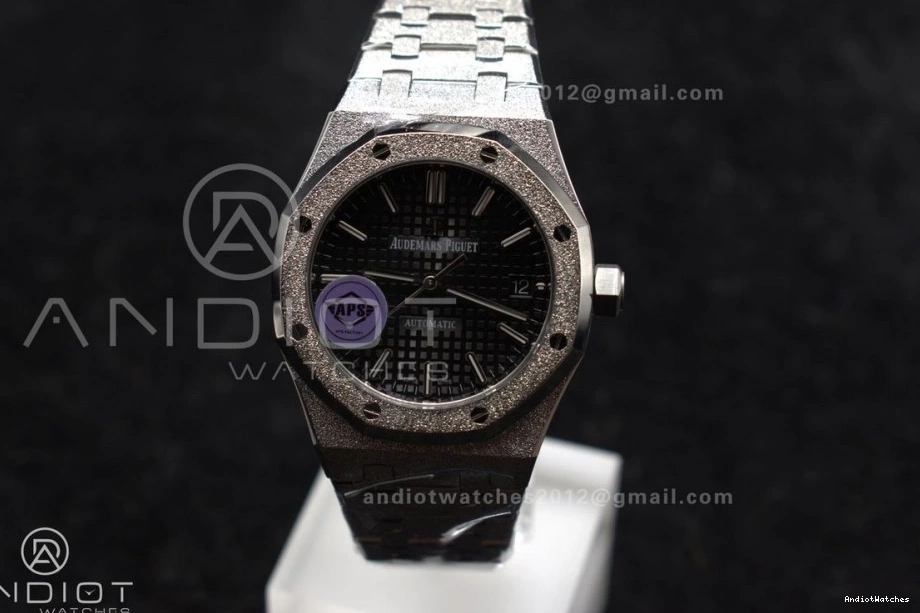 37mm SA3120 APSF Black Oak Textured Thermal Bracelet Super Edition Frosted Royal SS SS Clone Dial 15454 On 1034 1:1 Best 1222